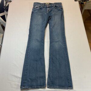 BKE Denim Buckle Blue Jeans Size 28 x 33 1/2 Hannah Stretch Everyday 98% Cotton
